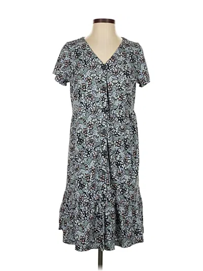 Pre-owned Jjill Casual Dress In Blue