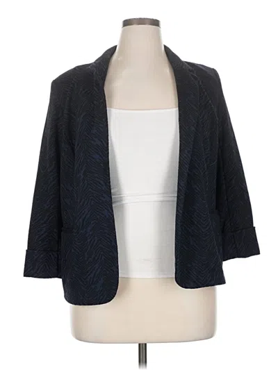 Pre-owned Kim Rogers Blazer Jacket In Blue