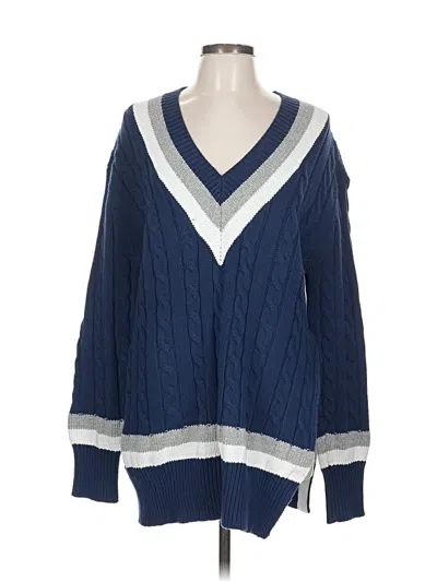 Pre-owned Public School Cardigan Sweater In Blue