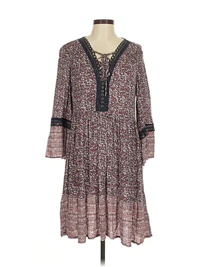 Pre-owned Knox Rose Casual Dress In Brown