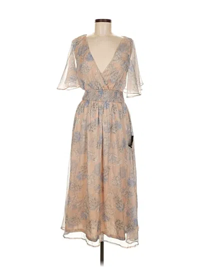 Pre-owned Lulus Cocktail Dress In Brown