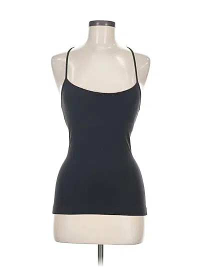 Pre-owned Lululemon Athletica Tank Top Black Halter Neckline Tops