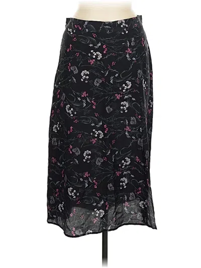 Pre-owned Amour Vert Silk Skirt In Black