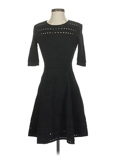 Pre-owned Milly Cocktail Dress In Black
