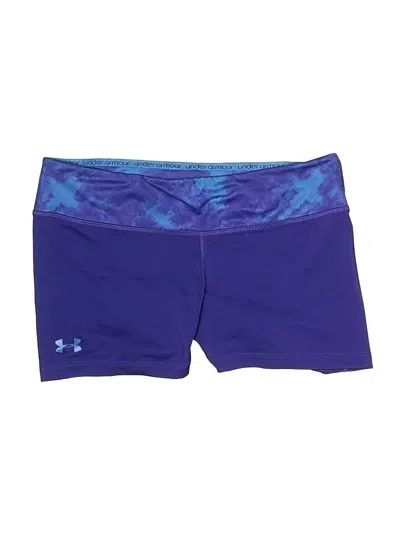Pre-owned Under Armour Athletic Shorts In Purple
