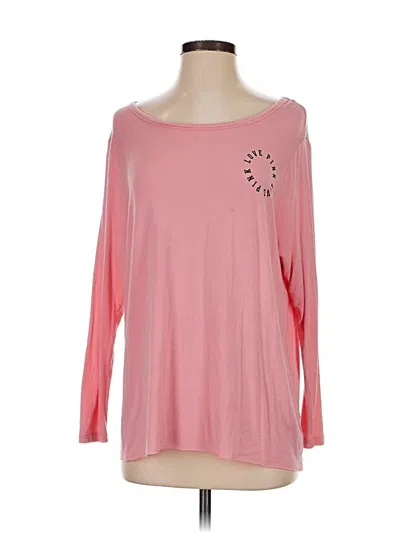 Pre-owned Pink 3/4 Sleeve T-shirt In