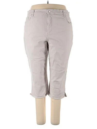 Pre-owned Gloria Vanderbilt Casual Pants In Gray