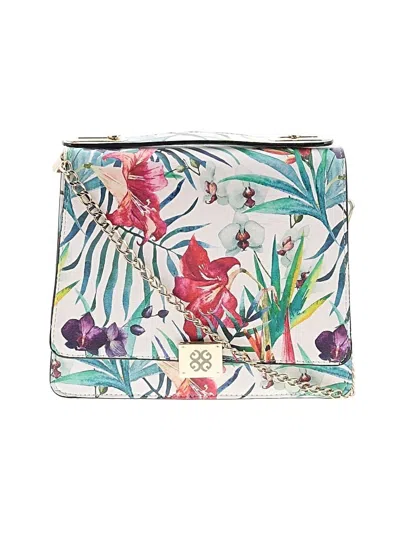 Pre-owned Gianni Bini Satchel In White