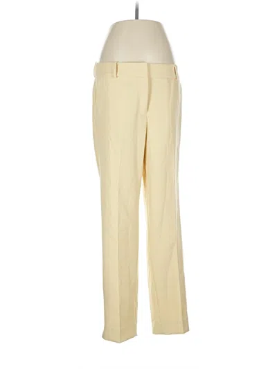 Pre-owned Talbots Dress Pants In Yellow