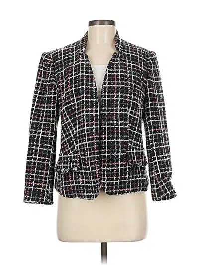 Pre-owned Anne Klein Blazer Jacket In White