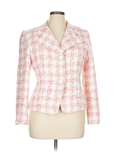 Pre-owned Bigio Collection Blazer Jacket In White