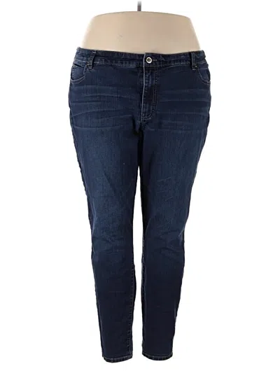 Pre-owned Jennifer Lopez Jeans In Blue