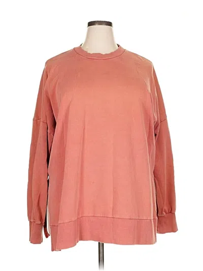 Pre-owned Chic Soul (chicsoul.com) Sweatshirt In Pink