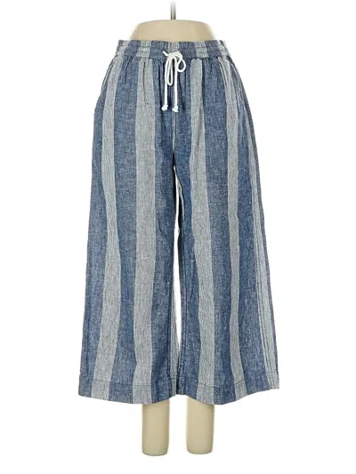 Pre-owned Beachlunchlounge Linen Pants In Blue