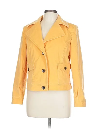 Pre-owned Per Se By Carlisle Jacket In Yellow