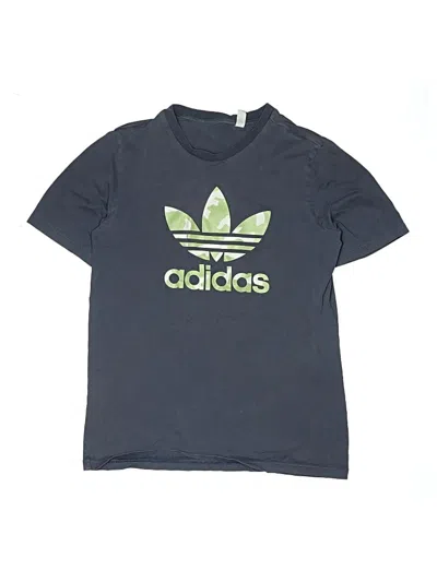 Pre-owned Adidas Originals Kids' Short Sleeve T-shirt In Blue