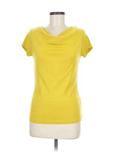 Pre-owned Catherine Malandrino Short Sleeve T-shirt In Yellow
