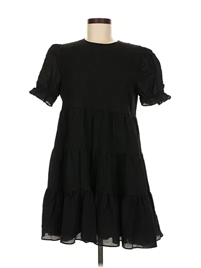 Pre-owned Lulus Casual Dress In Black