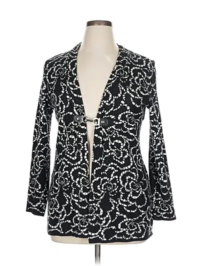 Pre-owned Charter Club Cardigan Sweater In Black