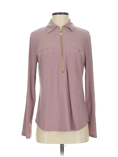 Pre-owned Anne Klein Cardigan Sweater In Purple