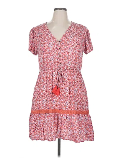 Pre-owned Knox Rose Casual Dress In Red