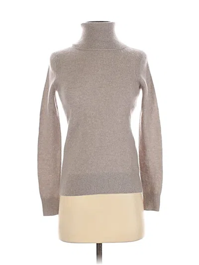 Pre-owned Saks Fifth Avenue Cashmere Pullover Sweater In Brown