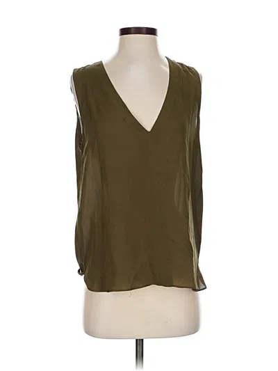 Pre-owned A.l.c Sleeveless Blouse In Green