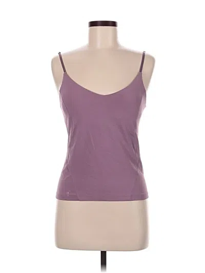 Pre-owned Lululemon Athletica Tank Top Purple Strapless Neckline Tops