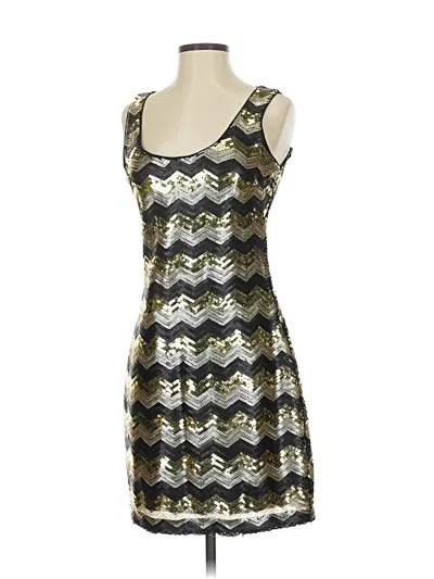 Pre-owned Guess Cocktail Dress In Gold