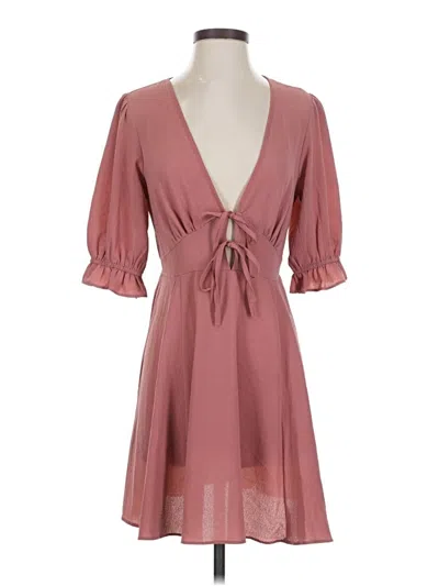 Pre-owned Asos Design Casual Dress In Pink