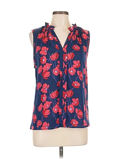 Pre-owned 41hawthorn Sleeveless Button Down Shirt In Blue