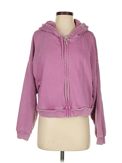 Pre-owned Gap Zip Up Hoodie In Pink