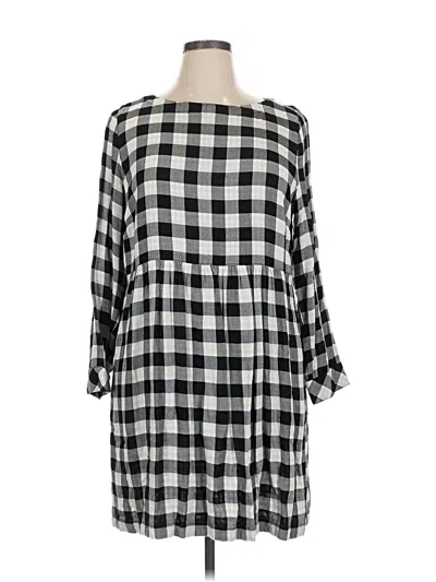 Pre-owned Jjill Casual Dress In Black