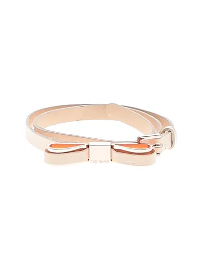 Pre-owned Ted Baker Leather Belt In Brown