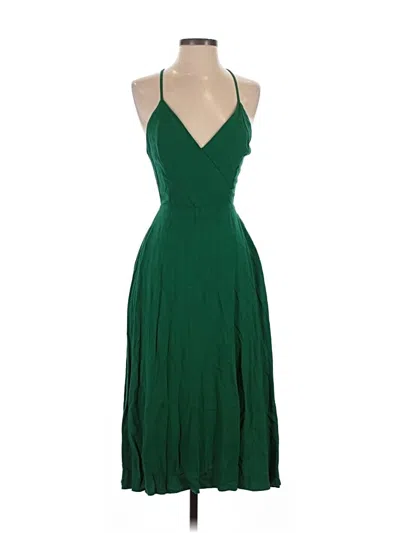 Pre-owned Lulus Cocktail Dress In Green