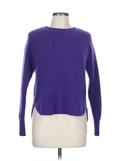 Pre-owned Autumn Cashmere Cashmere Pullover Sweater In Purple