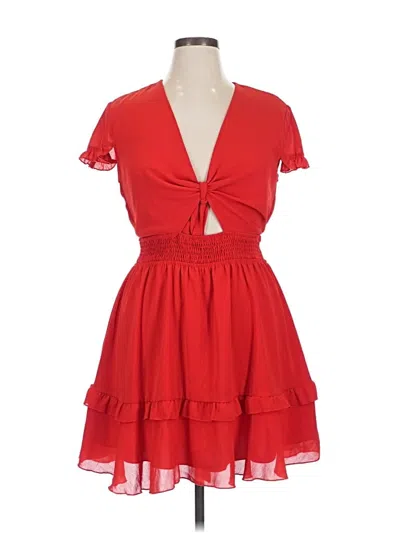 Pre-owned Prettygarden Casual Dress In Red