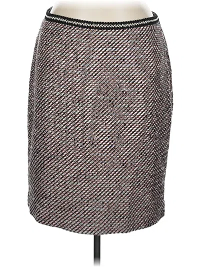 Pre-owned Talbots Formal Skirt In Brown