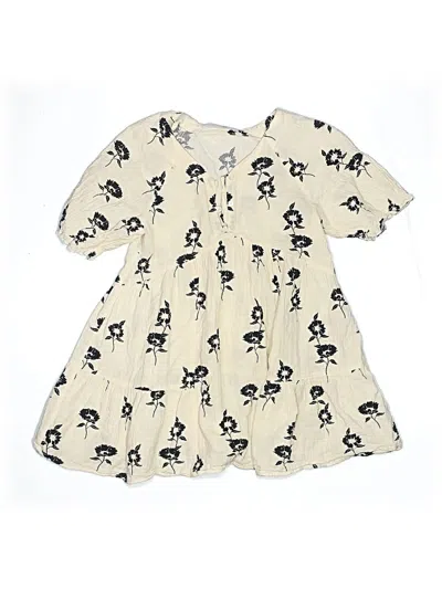 Pre-owned Zara Kids' Dress In White