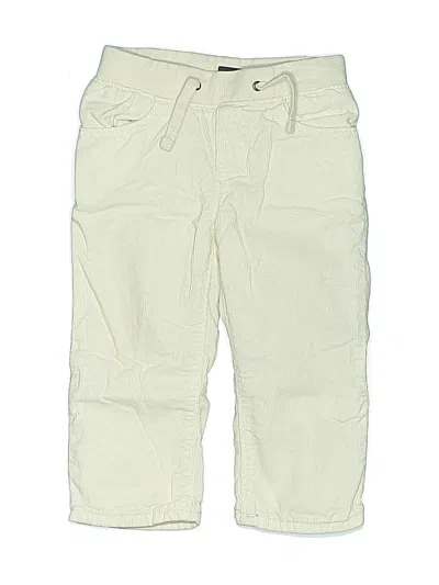Pre-owned Baby Gap Kids' Cargo Pants In White
