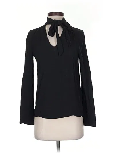 Pre-owned Baum Und Pferdgarten Long Sleeve Blouse In Black