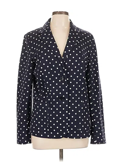 Pre-owned Talbots Blazer Jacket In Blue