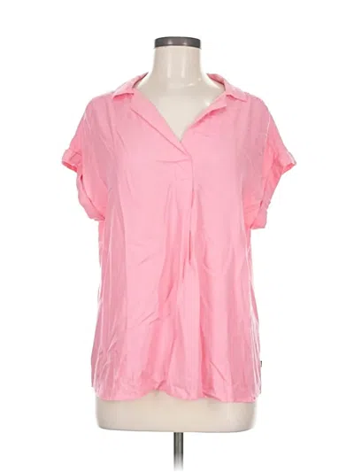 Pre-owned Gap Short Sleeve Polo Shirt In Pink