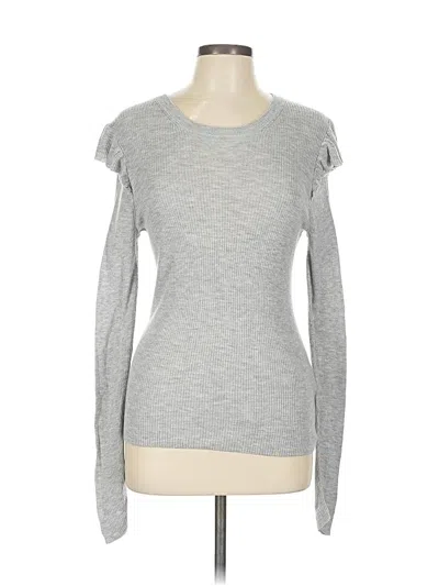 Pre-owned Madewell Pullover Sweater In Gray