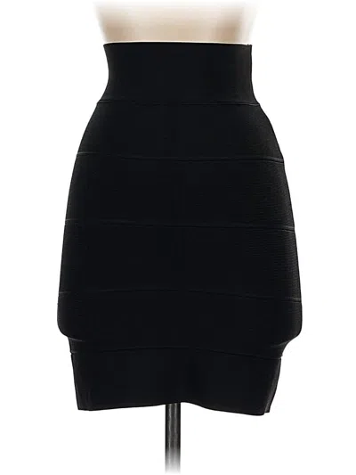 Pre-owned Bcbgmaxazria Formal Skirt In Black