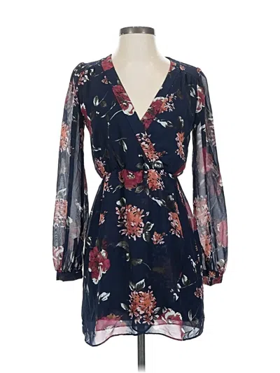 Pre-owned Lulus Casual Dress In Blue