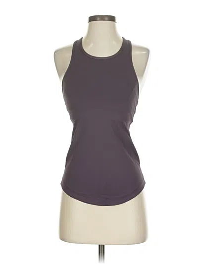 Pre-owned Lululemon Athletica Tank Top Purple Halter Neckline Tops
