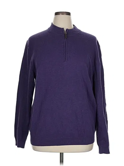 Pre-owned Roundtree & Yorke Pullover Sweater In Purple