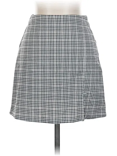 Pre-owned Hollister Casual Skirt In Gray