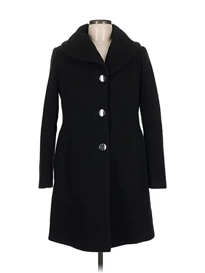 Pre-owned Anne Klein Wool Coat In Black